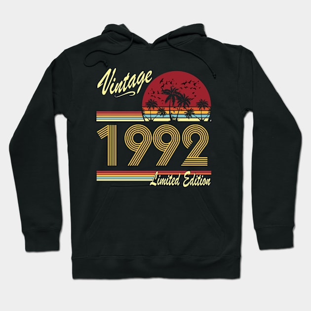 Birthday Born in 1992 Hoodie by Realfashion